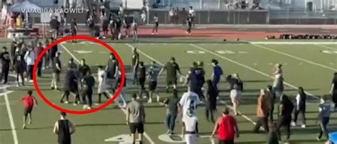 California youth football coach arrested on child abuse charges after 14-year-old opposing player hurt in brawl